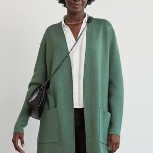 RW&Co. Open Front Pocket Cardigan Knit Blazer